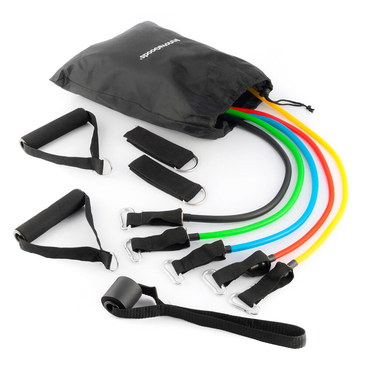 INNOVAGOODS Set van weerstandsbanden met accessoires en oefeningengids (x5) InnovaGoods 5 St