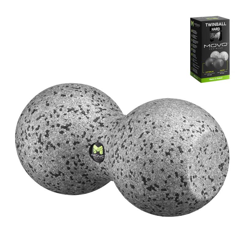 BALLE DE MASSAGE DURE DUOBALL MOVO Twinball Hard 12 cm