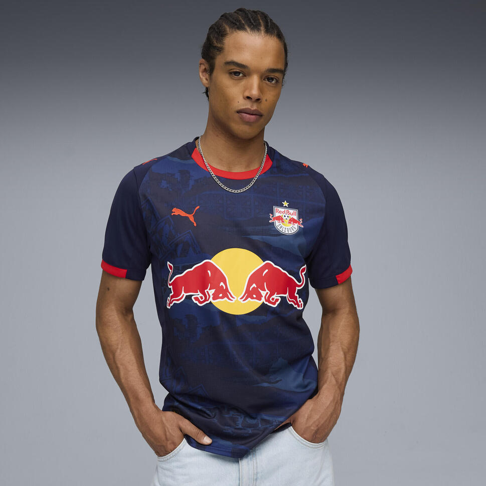 Męska koszulka wyjazdowa FC Red Bull Salzburg 25/26 PUMA New Navy Red Blue