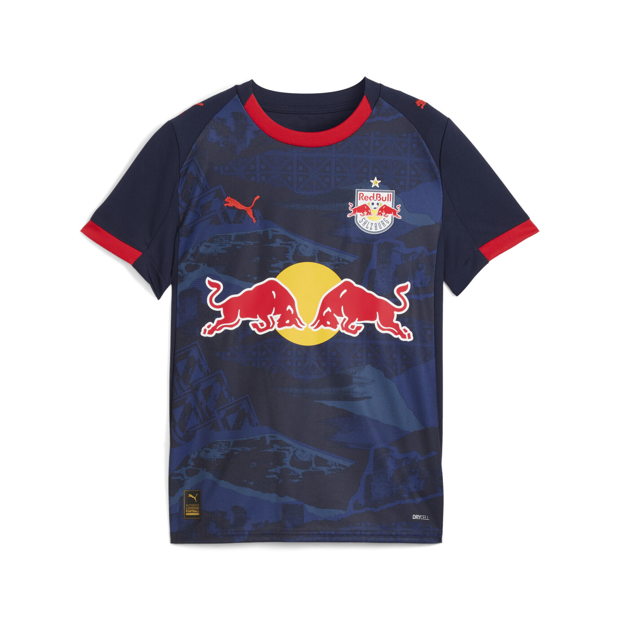 PUMA Maglia gara Away FC Red Bull Salzburg 25/26 per ragazzi PUMA New Navy Red Blue