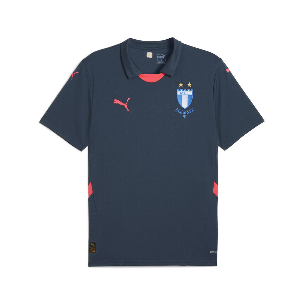 Męska koszulka wyjazdowa Malmö FF PUMA Dark Night Fire Orchid Blue Red