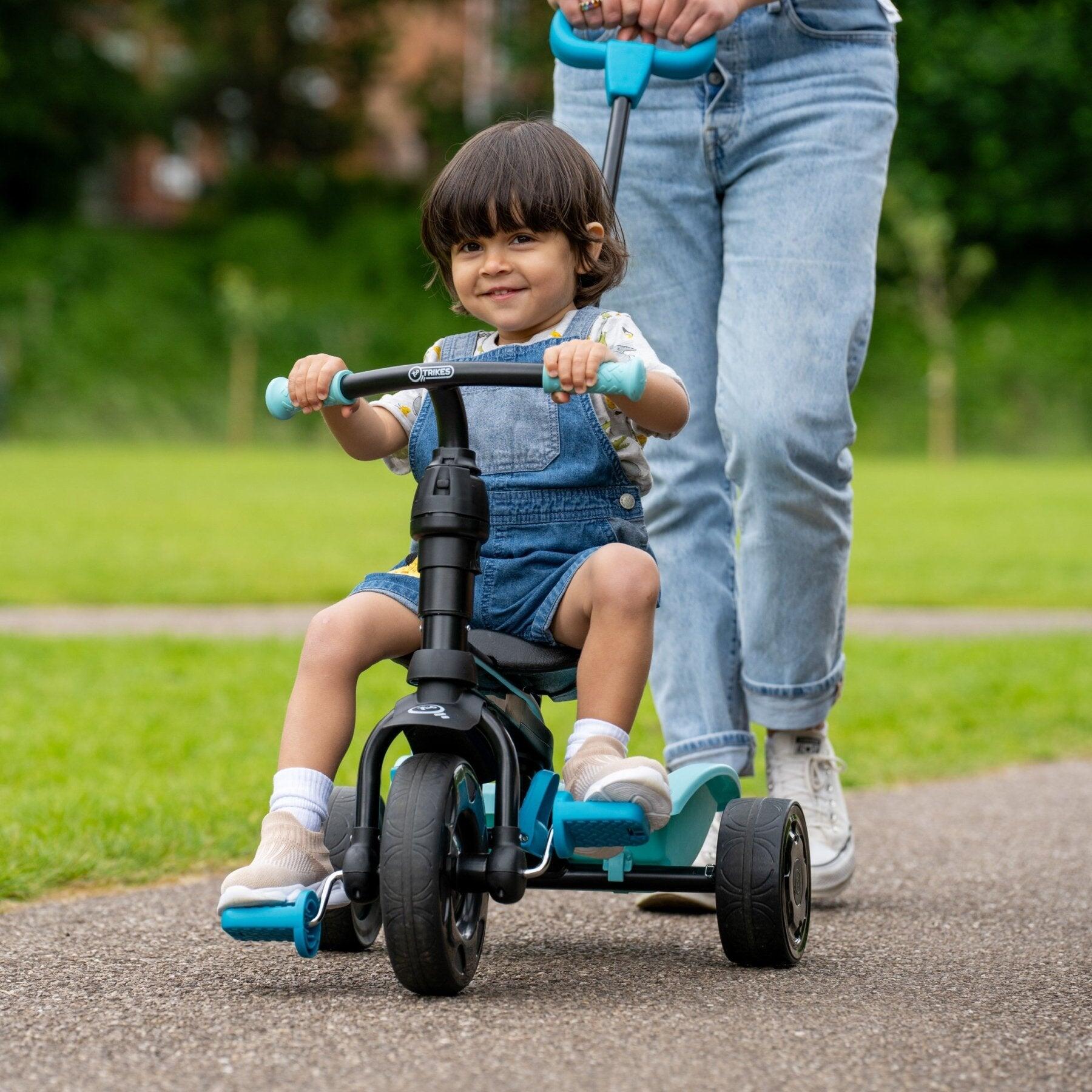 Tricycle enfant évolutif 4 en 1 UNICORN métal 3/5