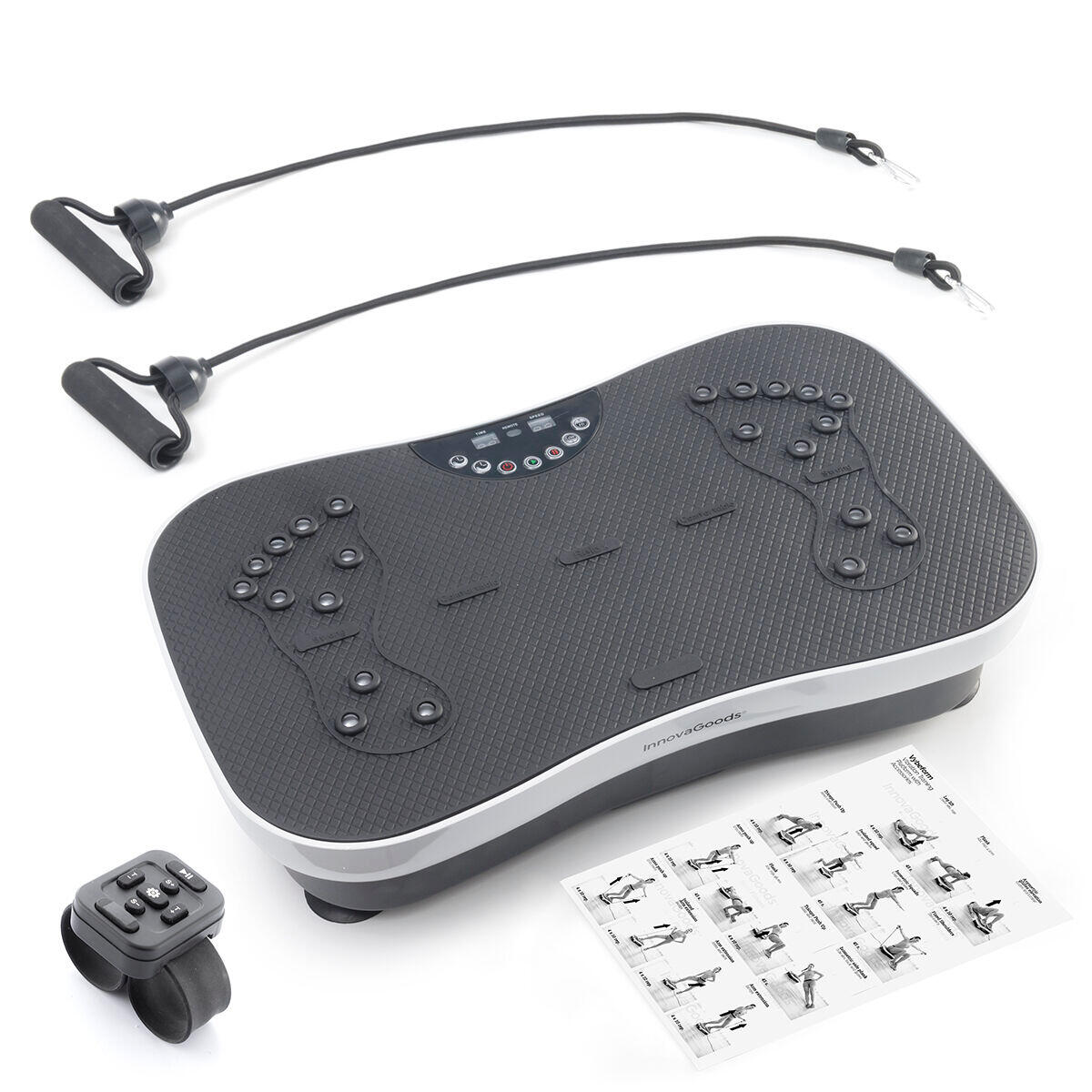 INNOVAGOODS Trainingstrilplaat met accessoires en oefeningsgids InnovaGoods VYBEFORM Model Z