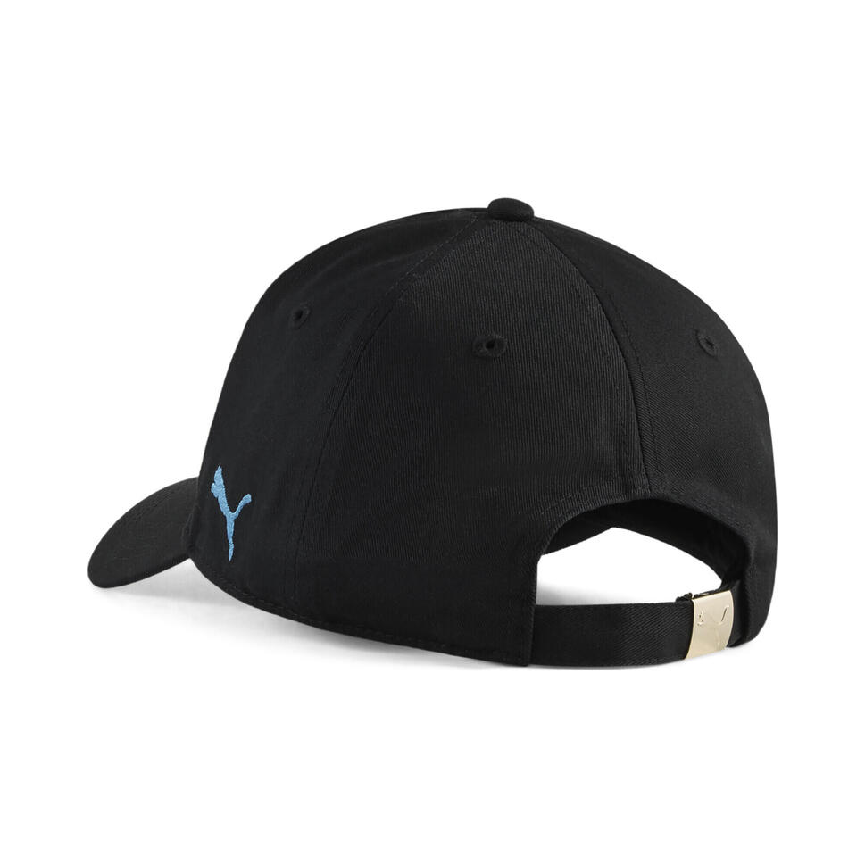 Czapka z daszkiem Essentials Olympique Marsylia PUMA Black Bleu Azur Blue