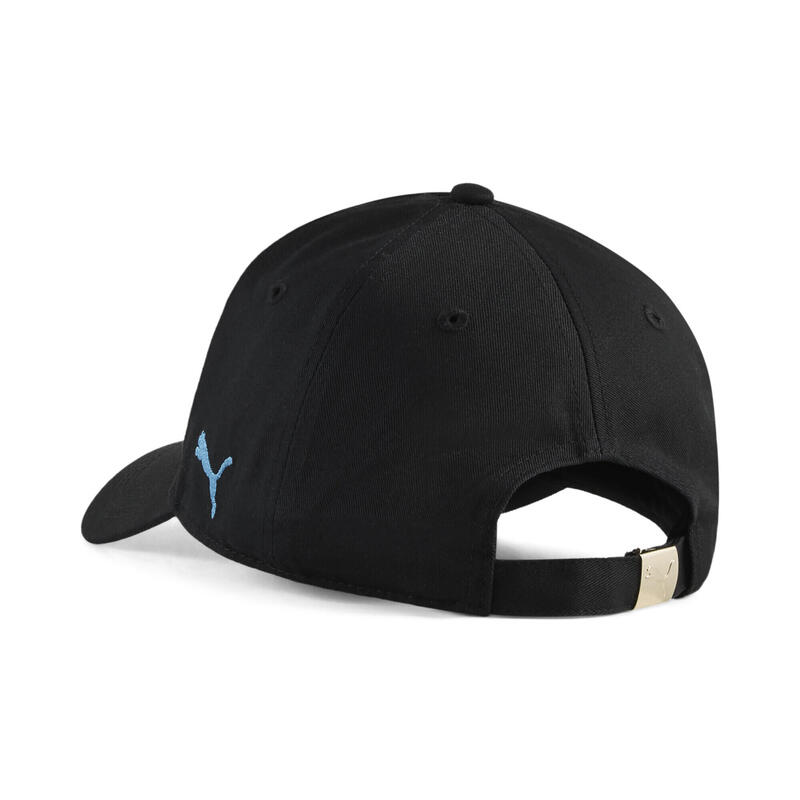 Czapka z daszkiem Essentials Olympique Marsylia PUMA Black Bleu Azur Blue