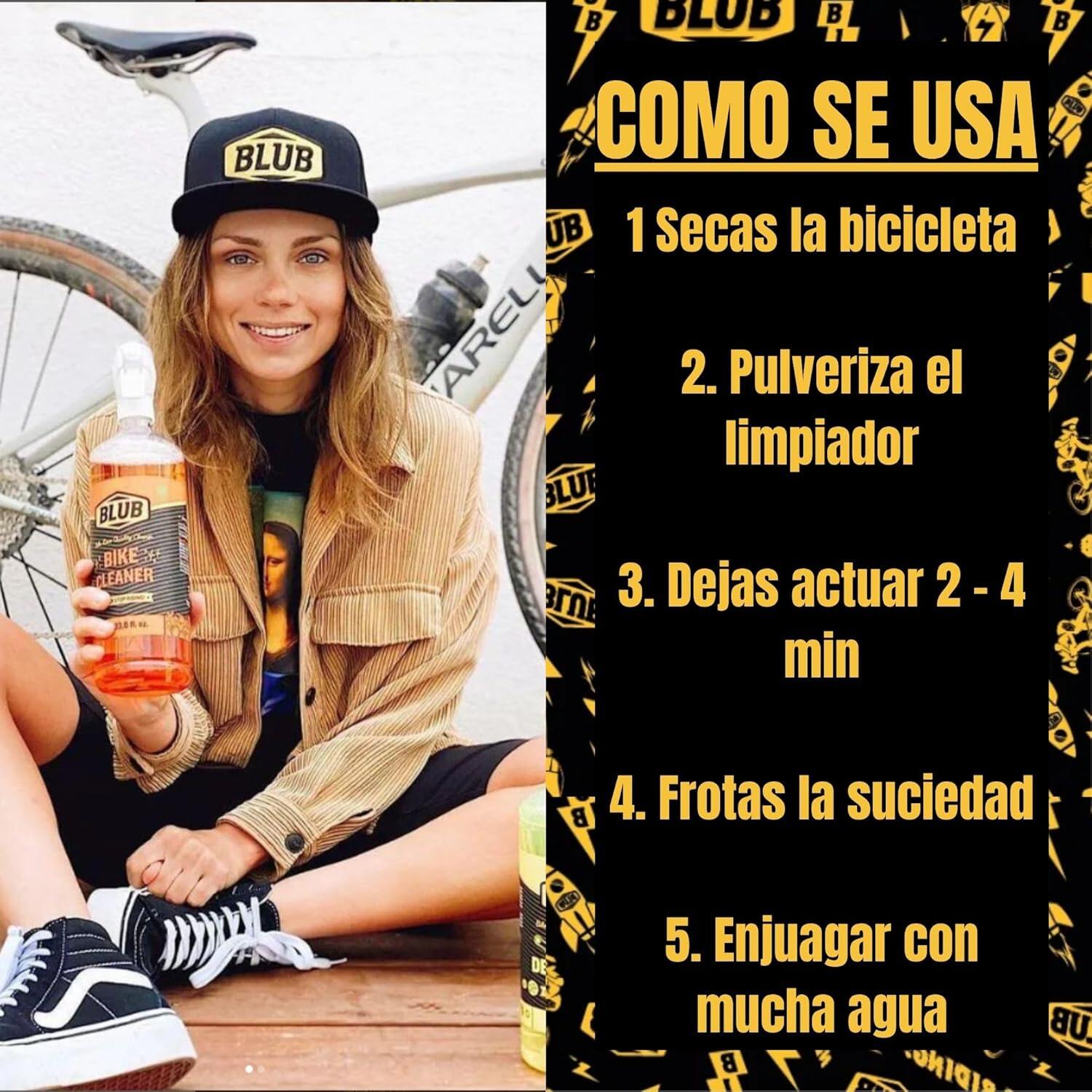 Limpa bicicletas 1 litro ciclismo Blub 5/7