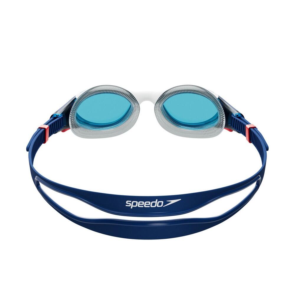 Passt sich dem Gesicht an Schwimmbrille für Herren Blau/Weiß/Rot 2/4