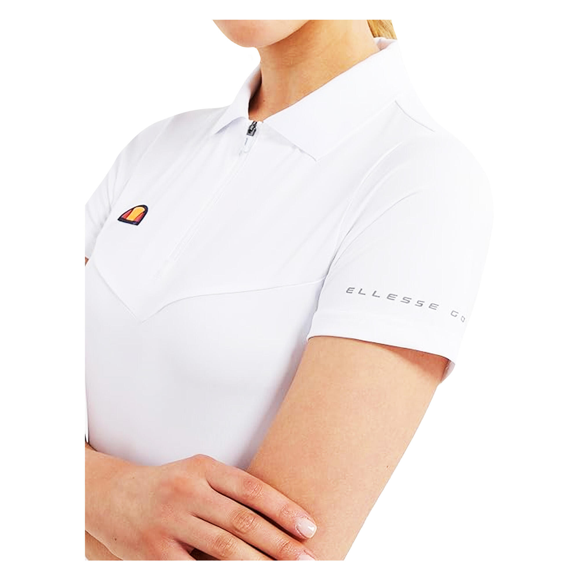 "Kartin" Poloshirt für Damen Weiß 3/3