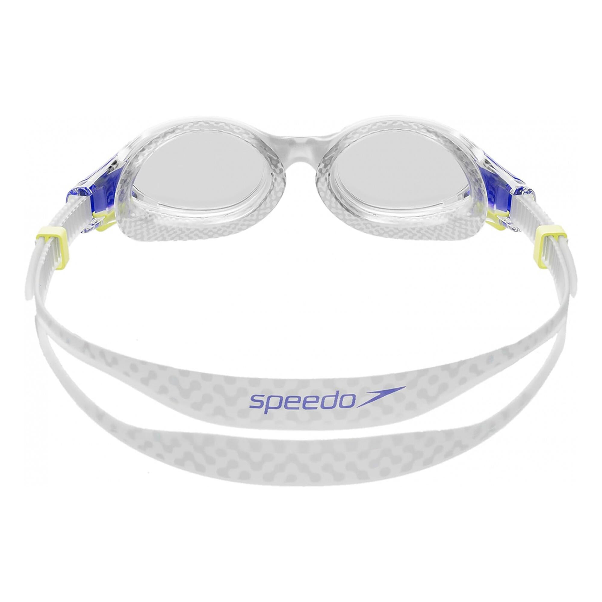 "2.0" Passt sich dem Gesicht an Schwimmbrille 2024 für Kinder Transparent/Blau 2/4