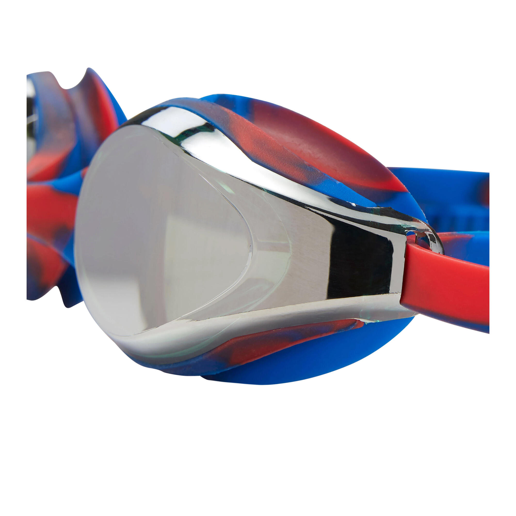 "2024 Hyper Flyer" Schwimmbrille Spiegel für Kinder Marineblau/Rot 3/3