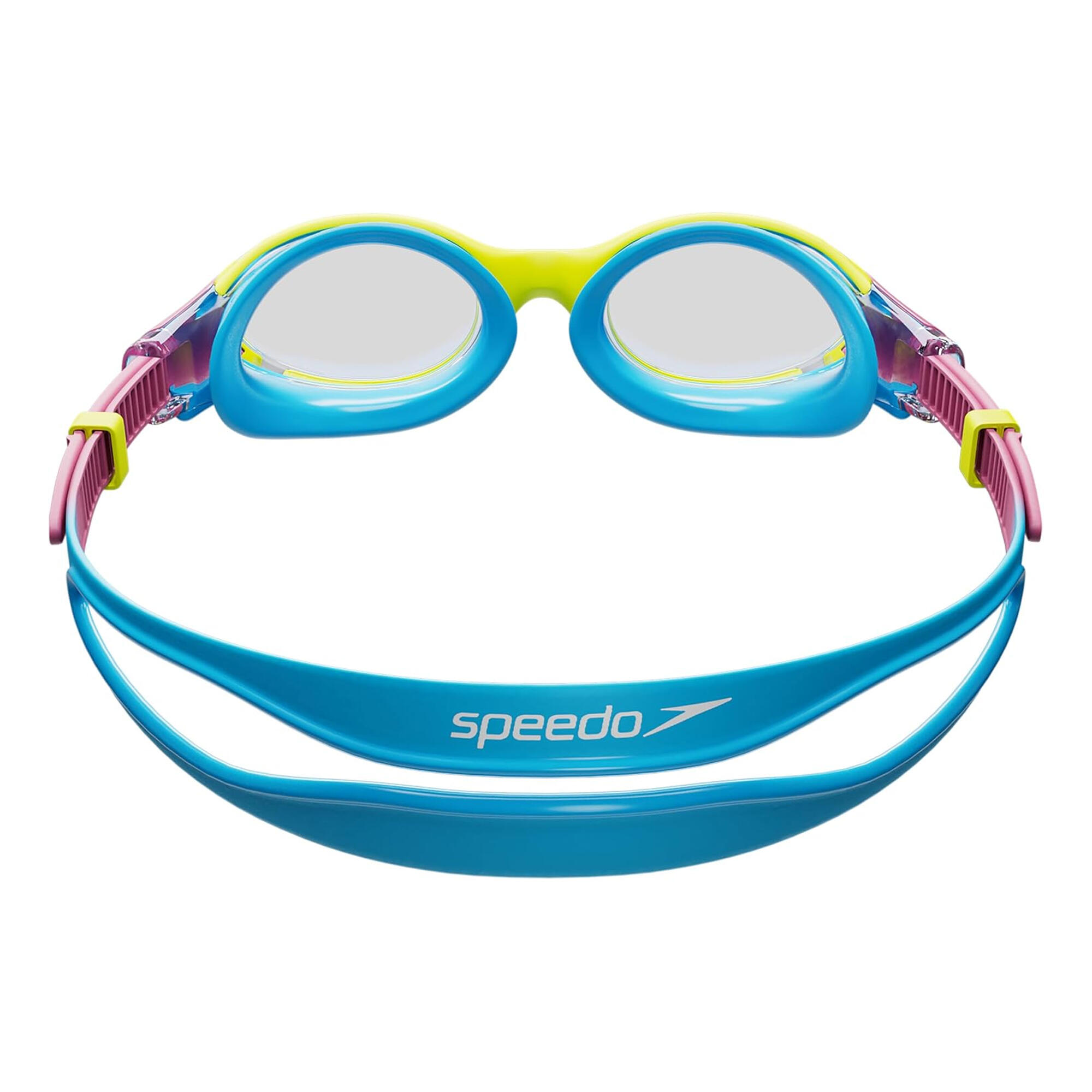 "2.0" Passt sich dem Gesicht an Schwimmbrille 2024 für Kinder Gelb/Pink 2/4
