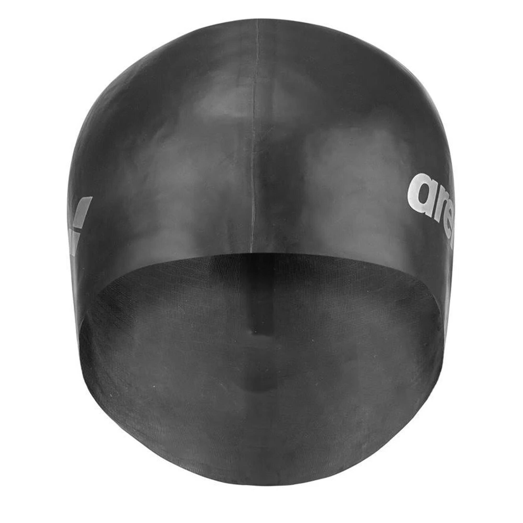 Cuffia da nuoto CLASSIC Arena bambino nero 100% silicone 2/2