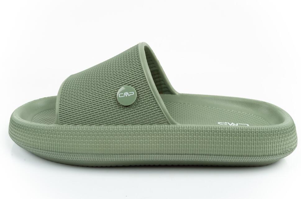 Klapki sportowe damskie CMP Ruby Slipper wygodne zielone