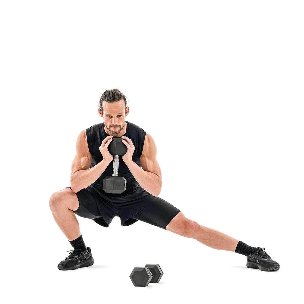 Mancuernas hexagonales 1kg (par) musculación cross training 5/7