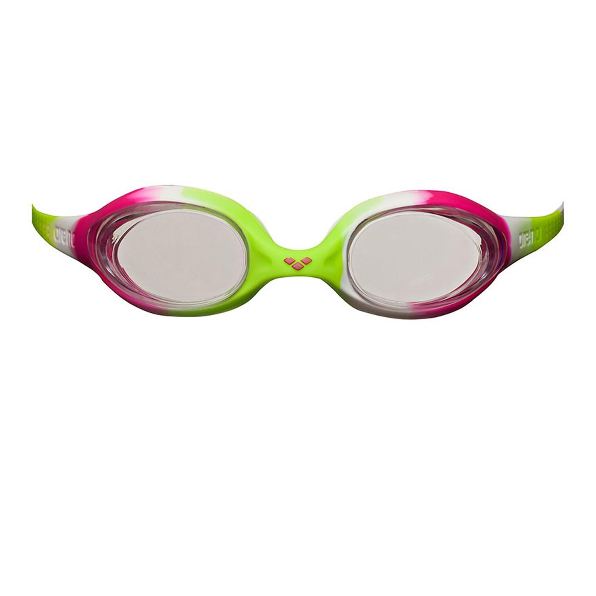 "Spider" Schwimmbrille für Kinder Limone/Fuchsie/Weiß 2/2