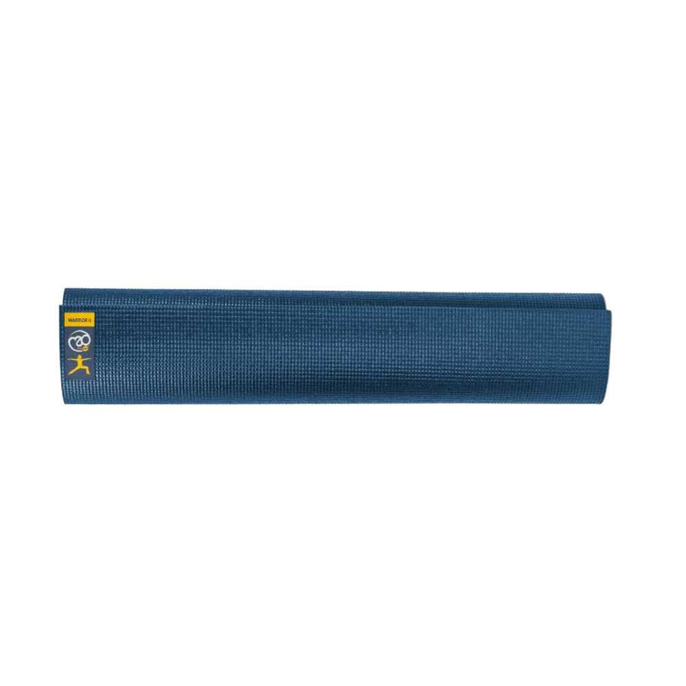 Warrior II Yoga Mat (Denim Blue) One Size 2/2