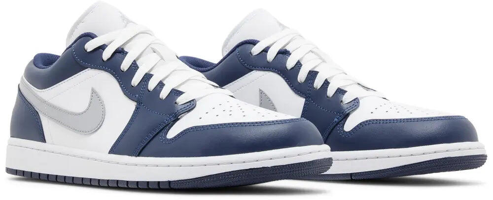 Jordan 1 Low Wolf Grey Midnight Navy 6/6