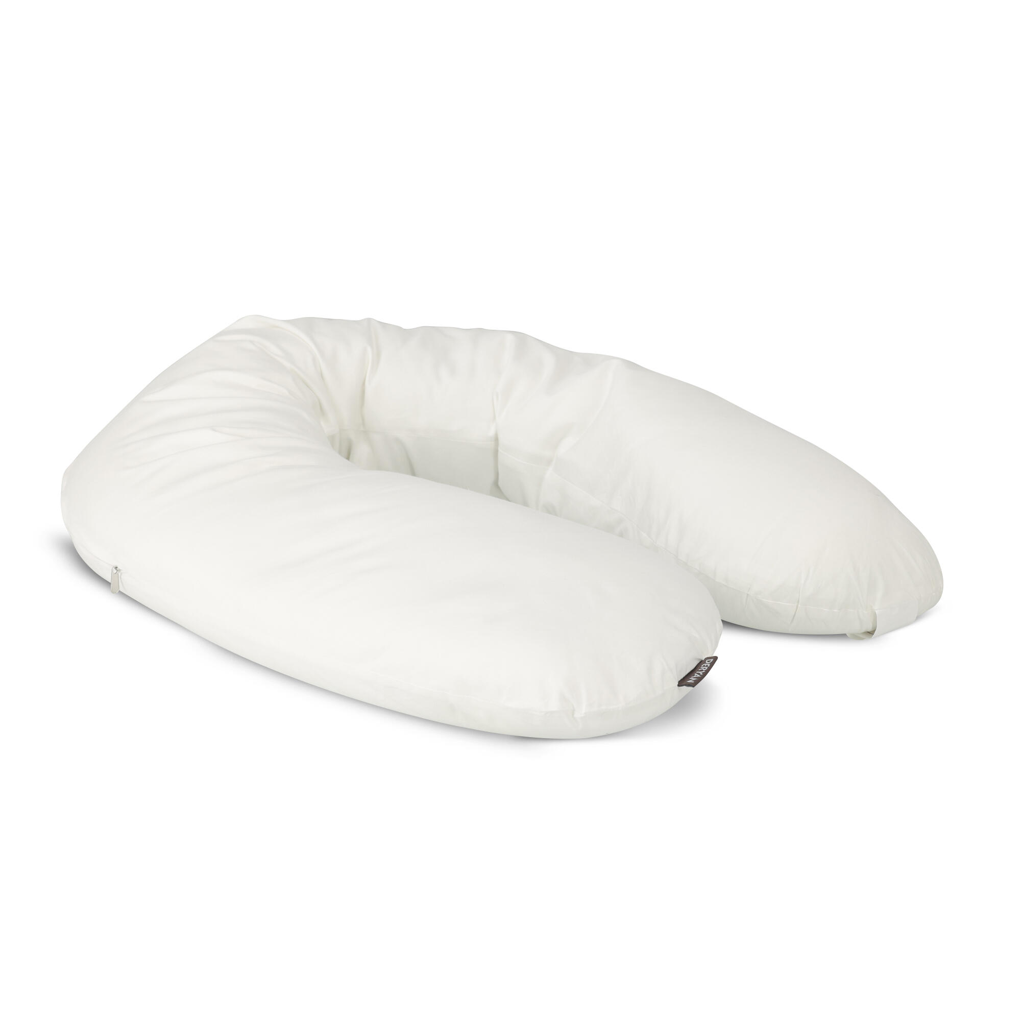 DERYAN Deryan Stillkissen Seitenschläferkissen Körperkissen – 120 cm – Weiß