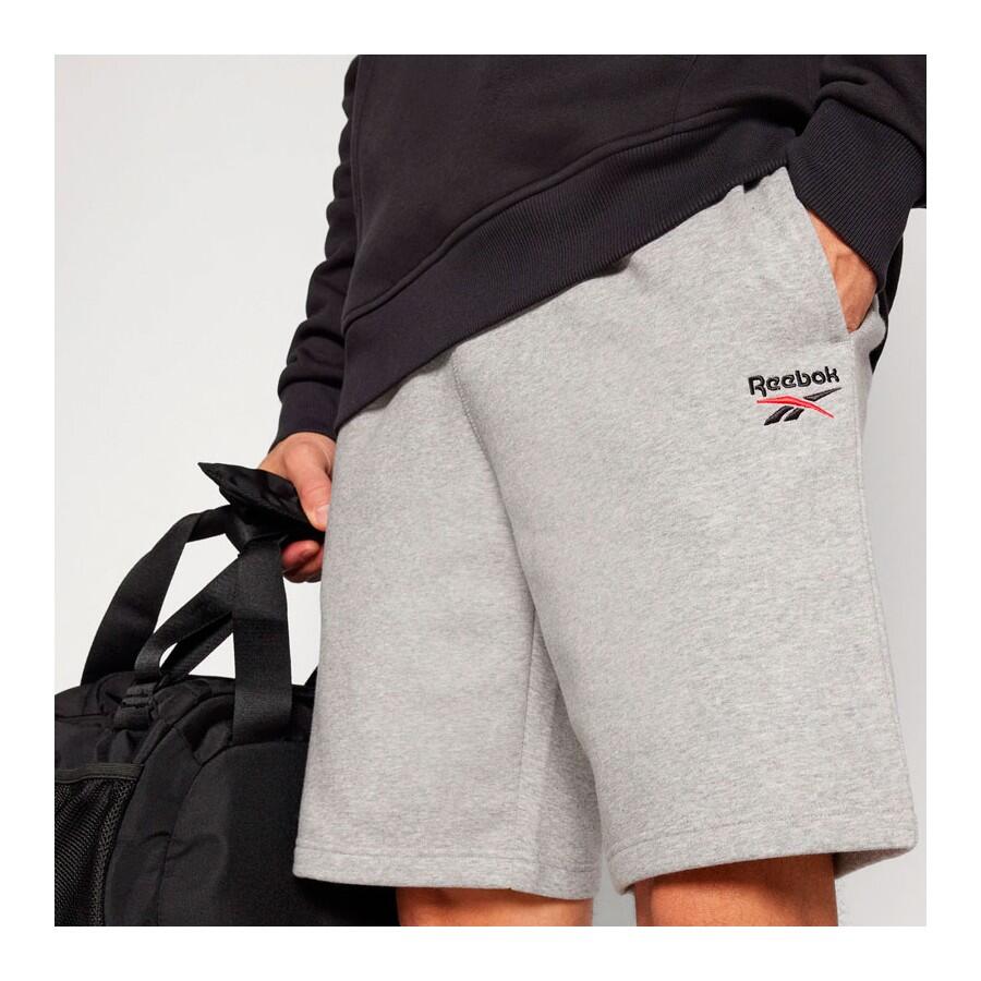Reebok Hommes Reebok Identity Smal Shorts Gris 2/5