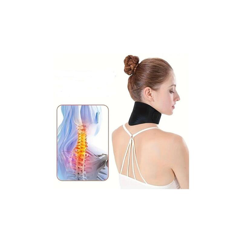 Centura cervicala cu turmalina pentru dureri de gat,cap sau febra musculara