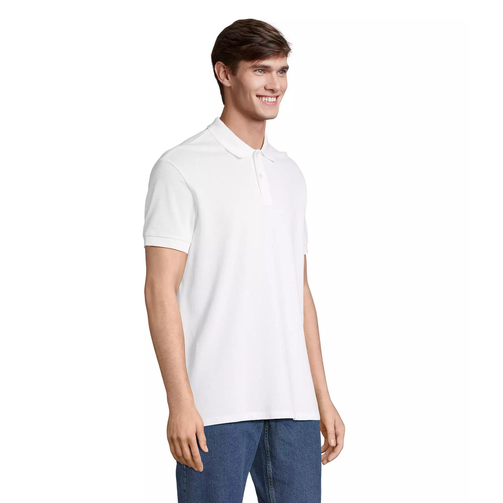 Polo PACIFIC Adulte (Blanc) 3/4