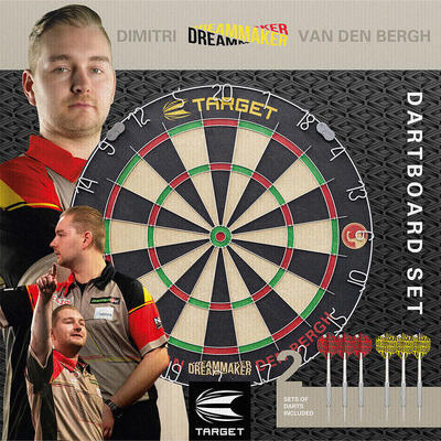Target dimitri van den bergh dart board set