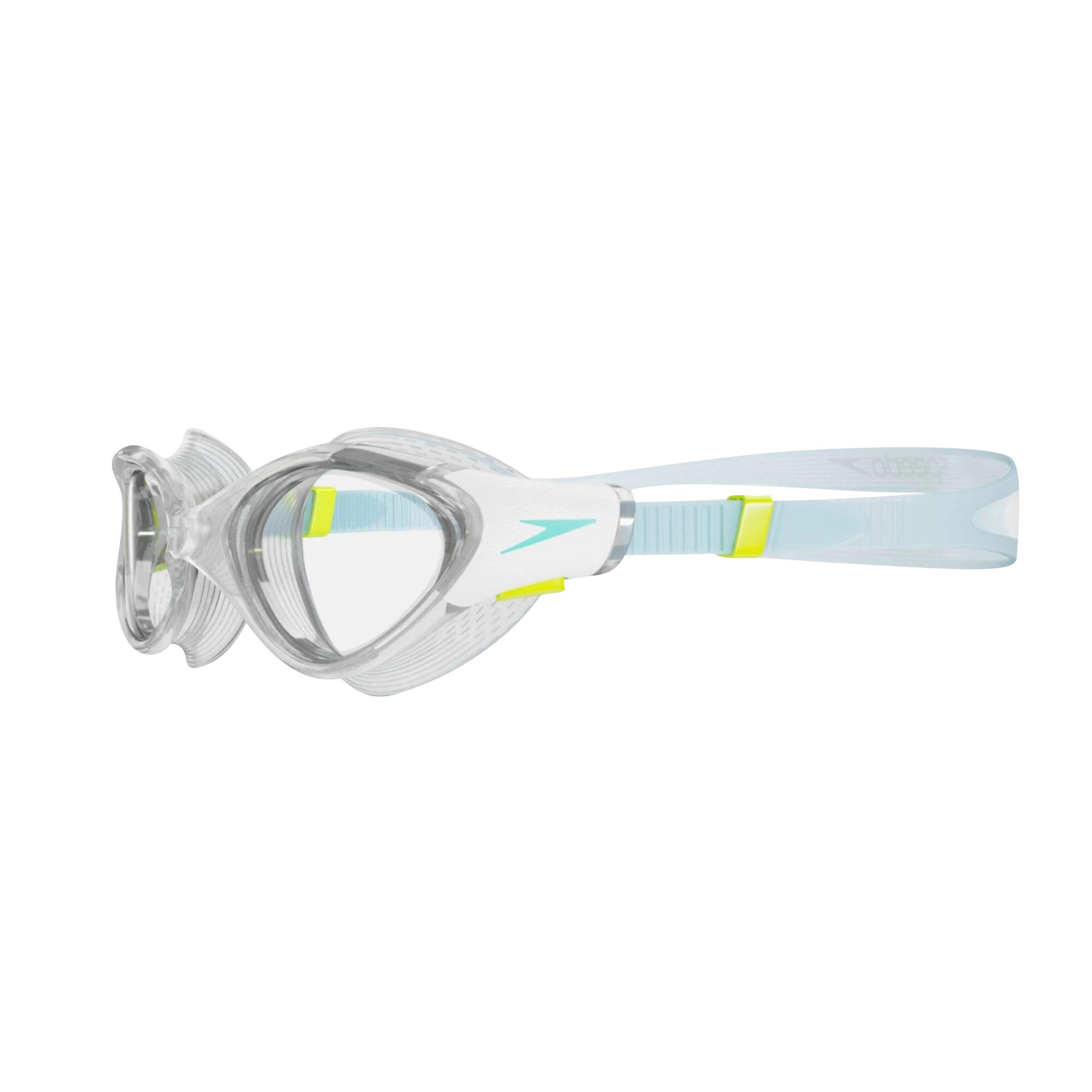"Biofuse 2.0" Schwimmbrille für Damen Transparent/Blau 4/4