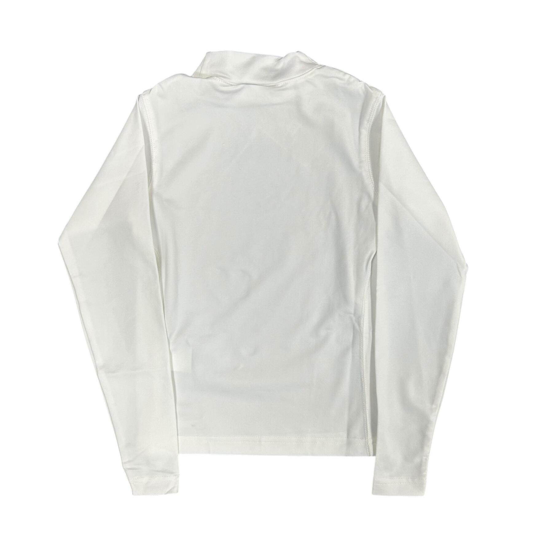 David Luke Baselayer Top Kid's Rugby Tech LS White Top 3/3