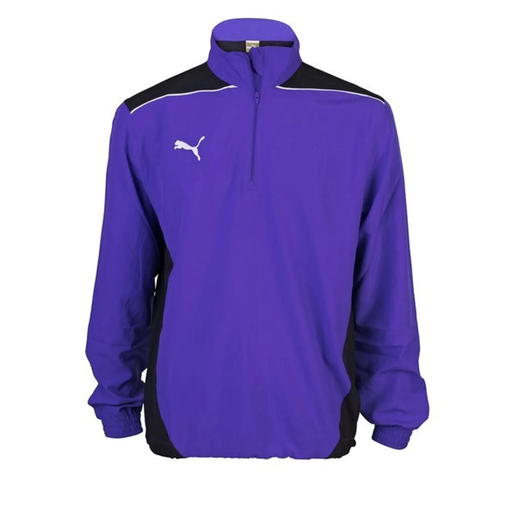 PUMA Puma Kid's Windbreaker Purple Foundation Team 1/4 Zip