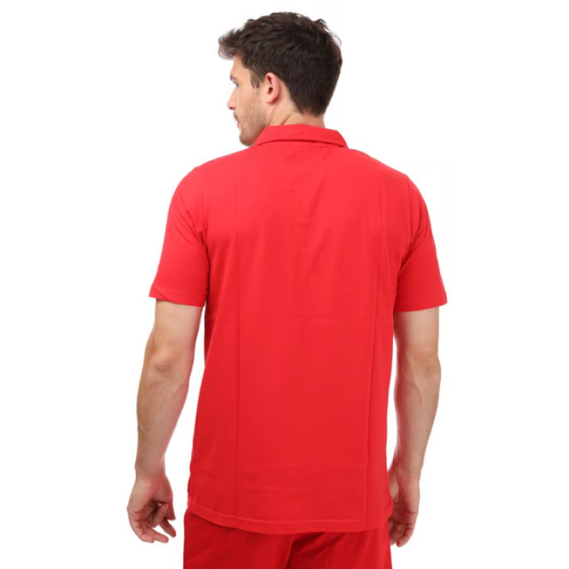 Castore Sportswear Polo Shirt Men's S/S Red Logo Top 2/3