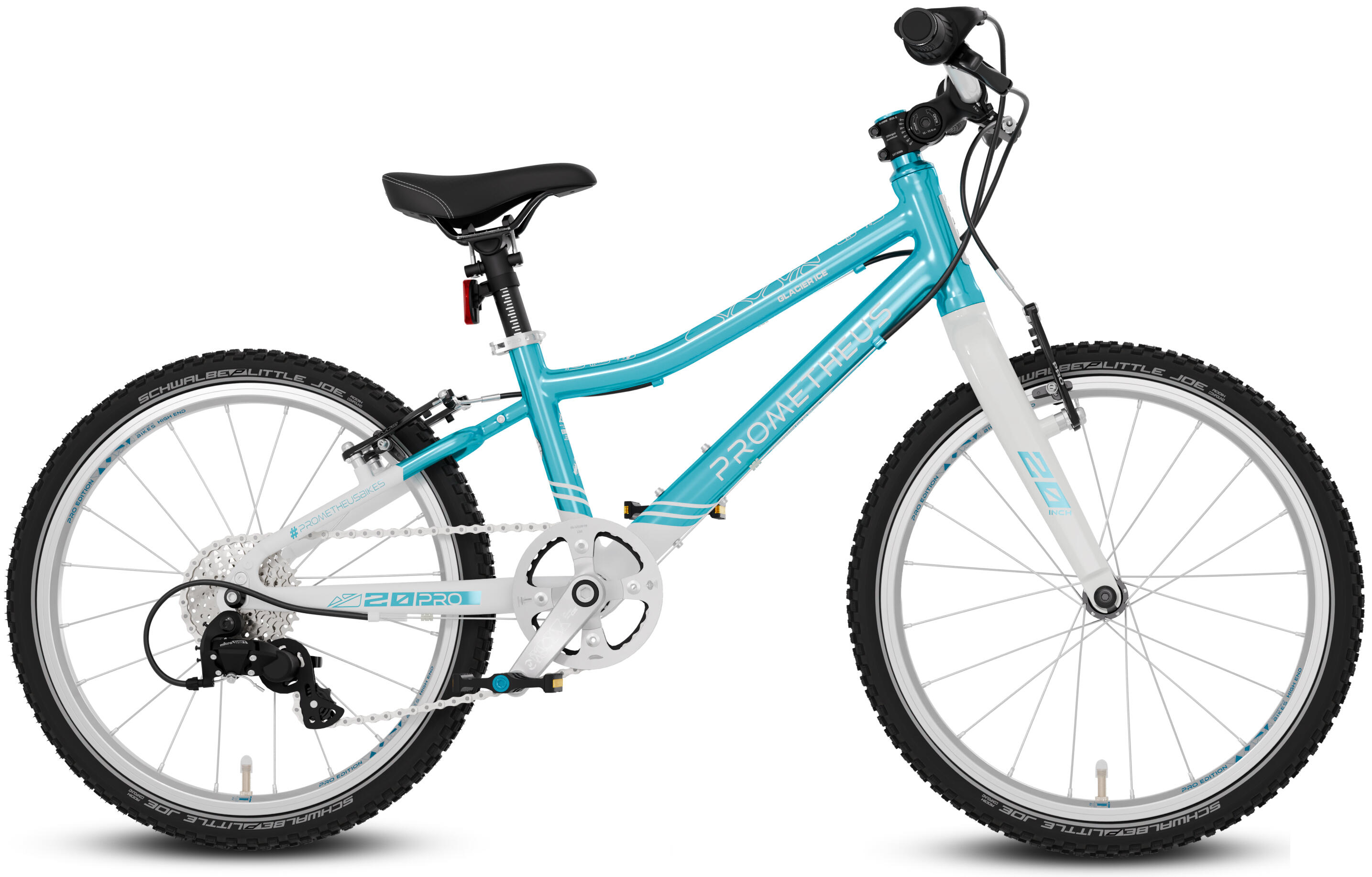 Kinderfahrrad 20 Zoll ab 6 Jahre Superleicht 7 Gang Fahrrad Blau Weiß 2/5