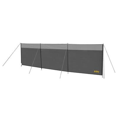 Windschutz 5 Meter - Mit Stangen. Leinen und Tragetasche
