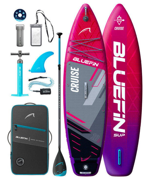 BLUEFIN SUP Opblaasbare Paddleboard Bluefin SUP Cruise 10'8 - Red Current