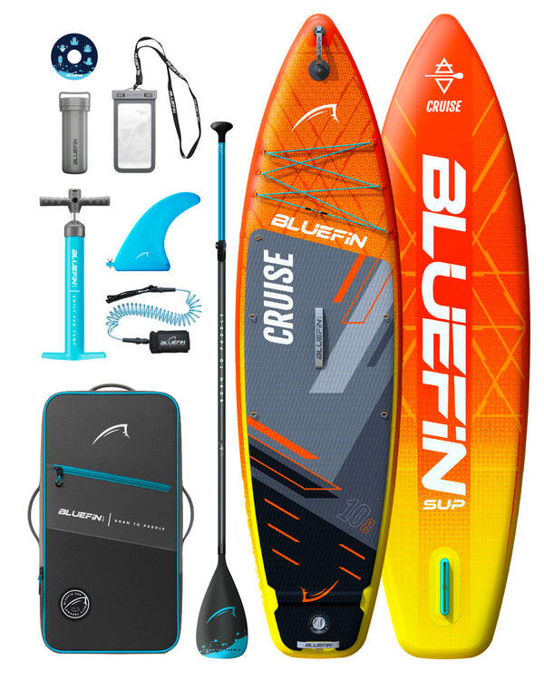 BLUEFIN SUP Opblaasbare Paddleboard Bluefin SUP Cruise 10'8 - Orange Sunset
