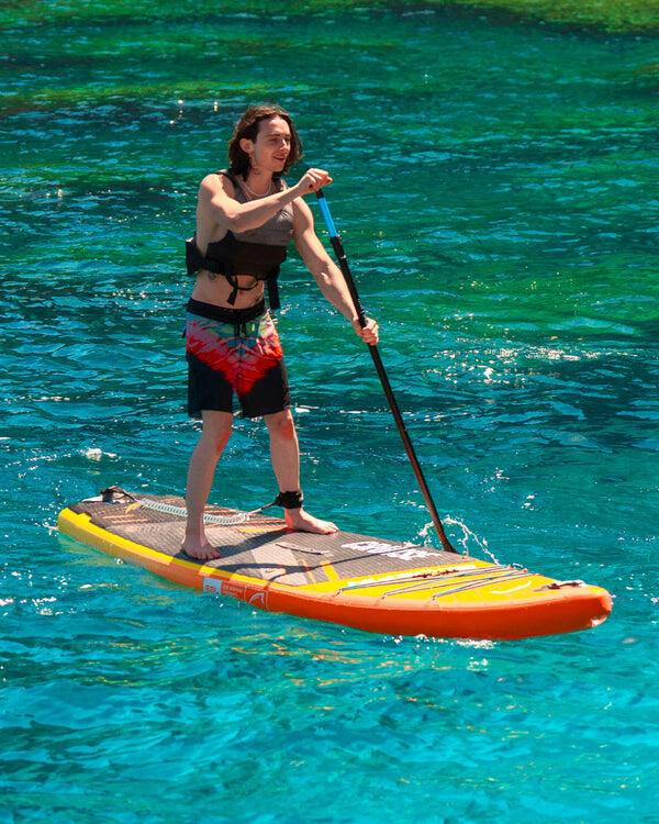 Orange Sunset Cruise Inflatable Paddleboard | Decathlon