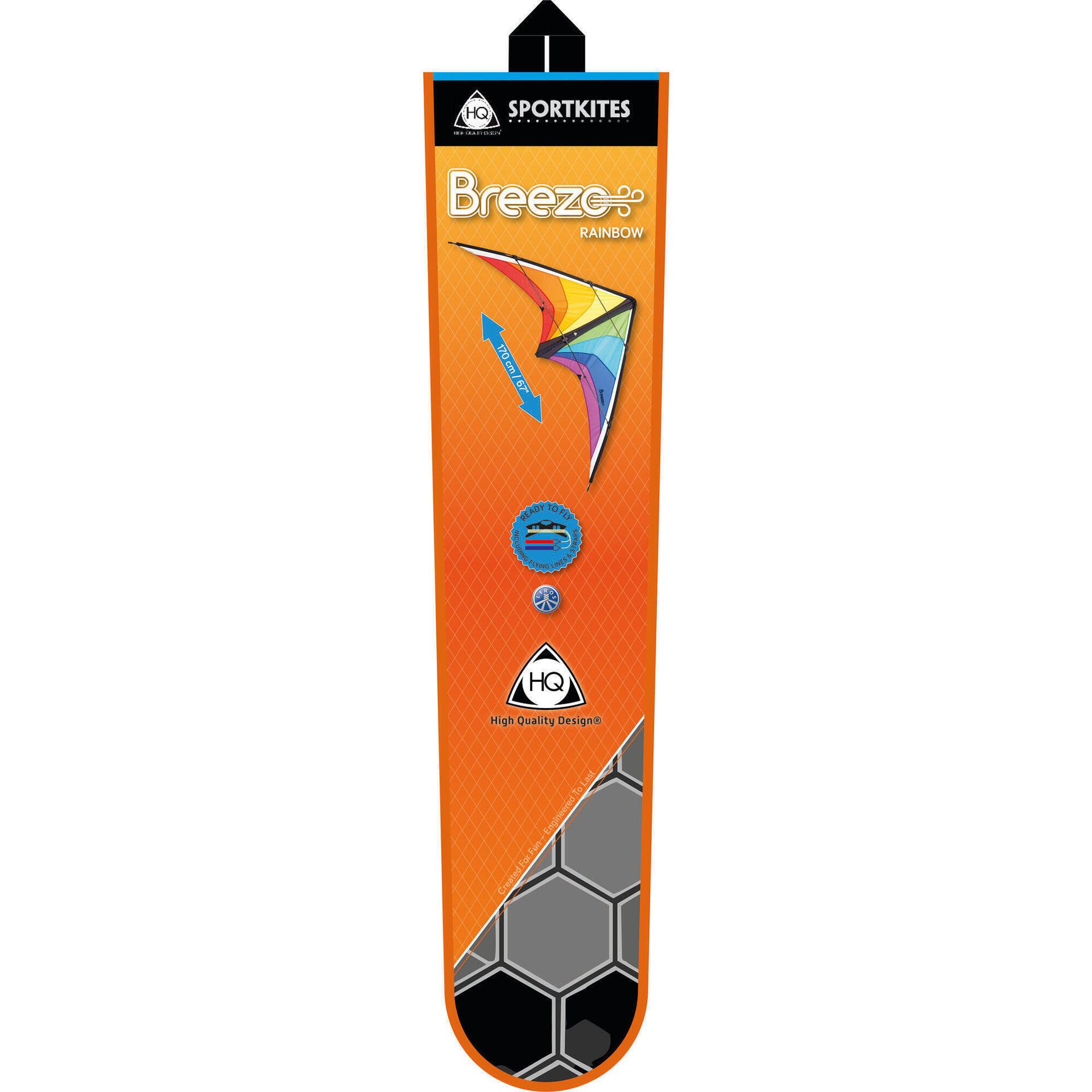 Zmeu de acrobații HQ Breezo Freeze 116774 Albastru 170 x 82 cm