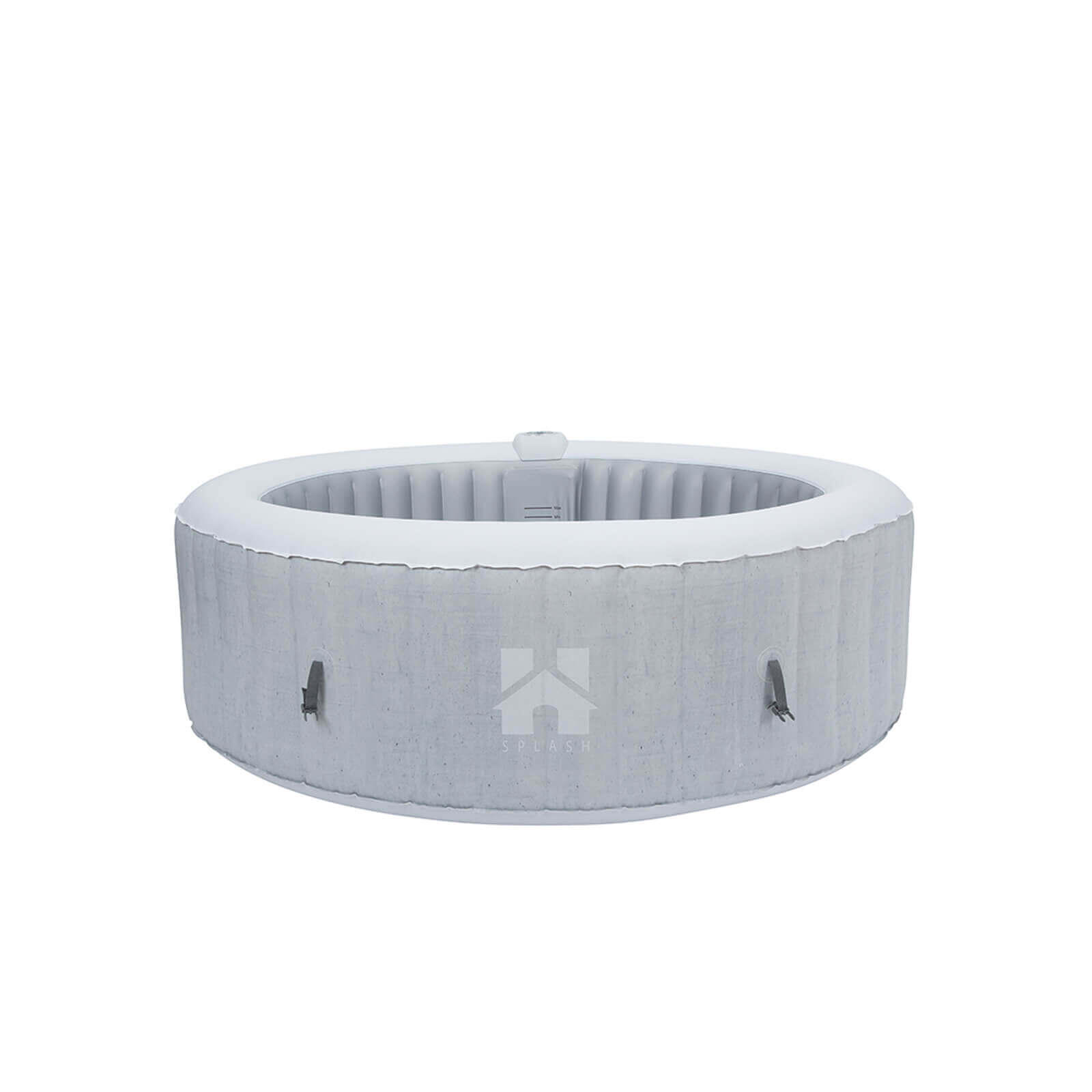 Spa gonflable extérieur SPLASH Ø208 cm, 6 pers., finition béton, avec couverture 1/7