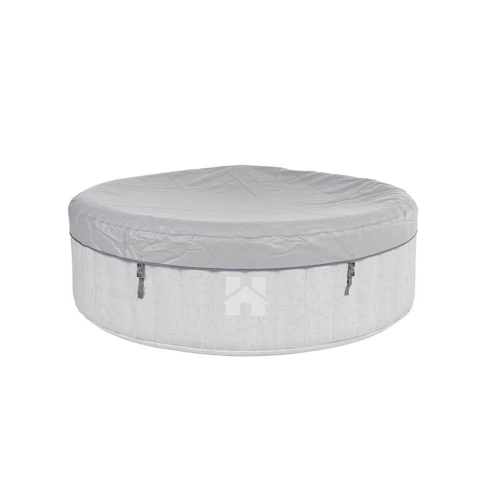 Spa gonflable extérieur SPLASH Ø208 cm, 6 pers., finition béton, avec couverture 7/7