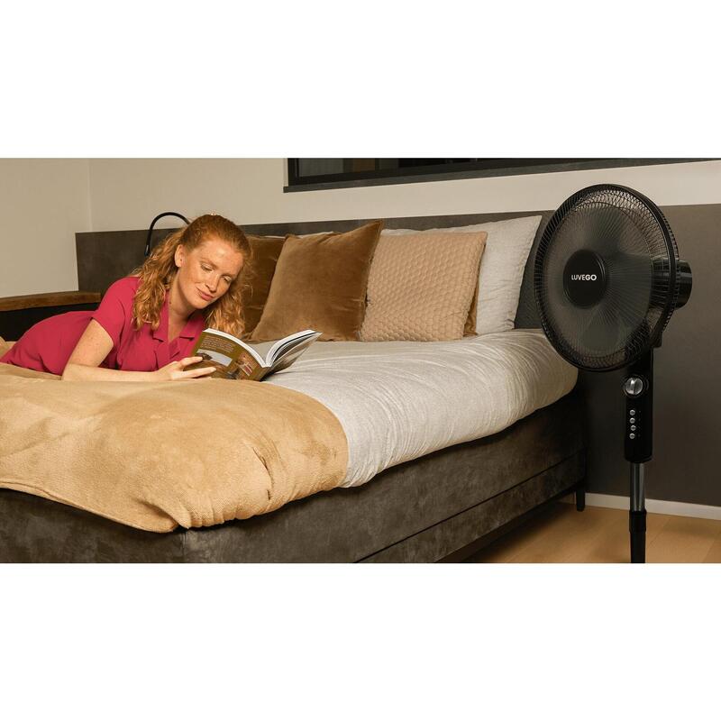 Ventilator tripod - Telecomandă - TImer - Negru