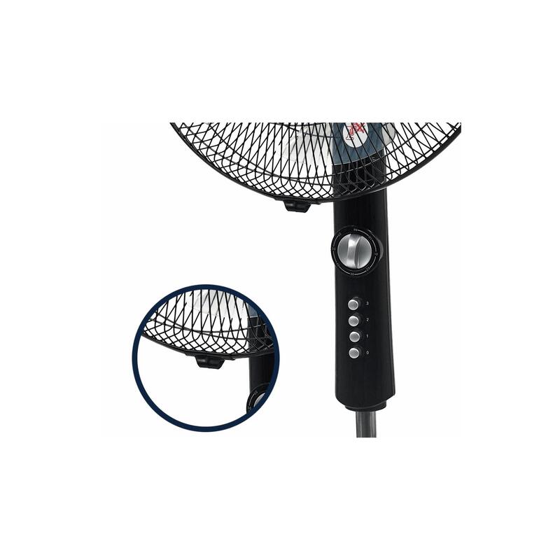 Ventilator tripod - Telecomandă - TImer - Negru