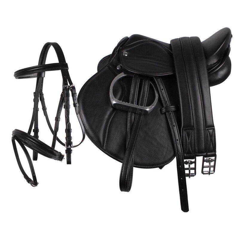 Equipement complet selle et filet pour enfant - QHP