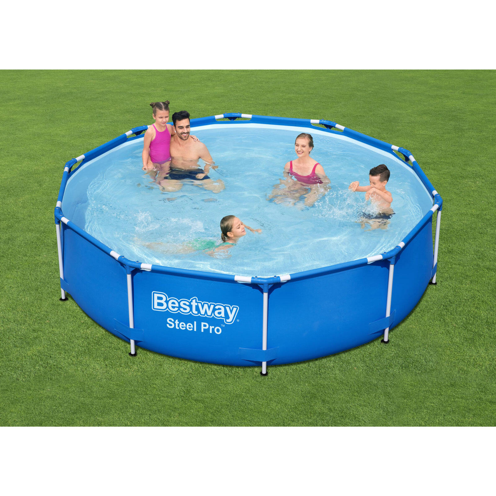 Steel Pro Schwimmbecken 305x76 cm 4/6