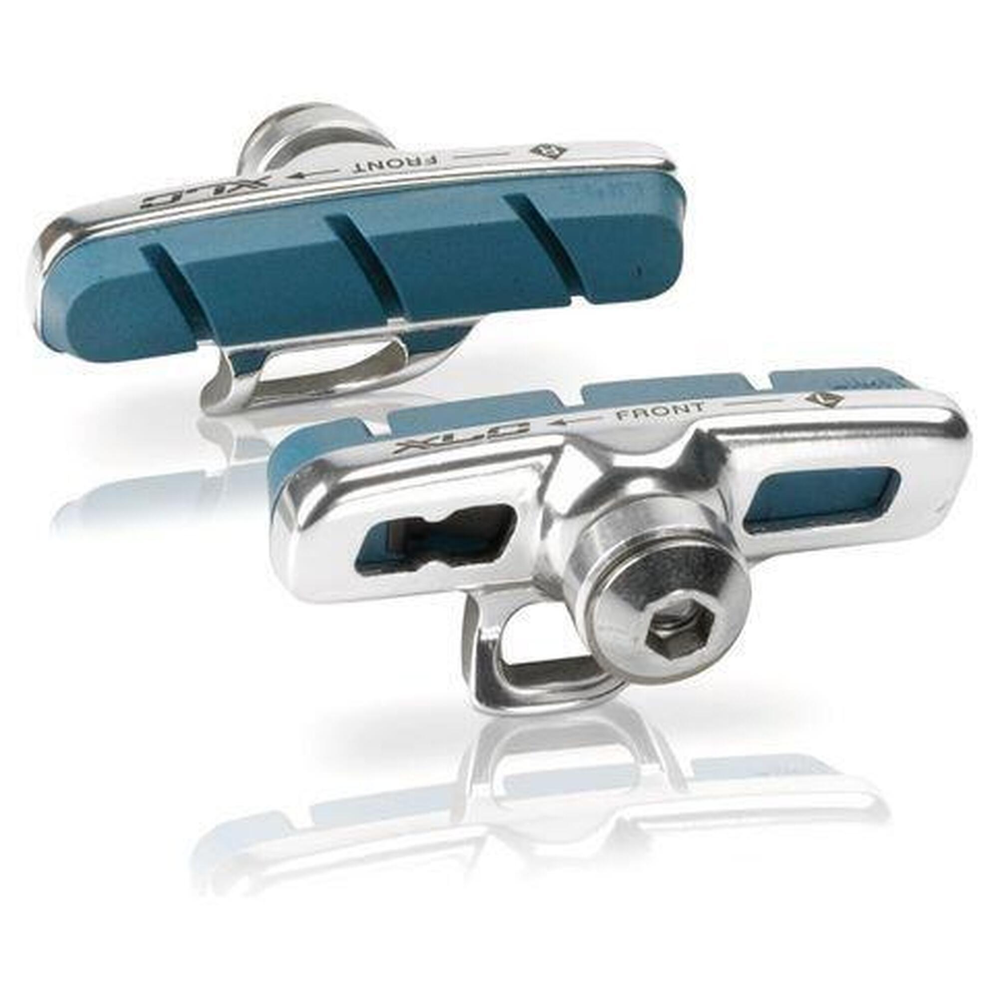Patins de Frein XLC BS-R02 avec Support pour Shimano Jante Carbone (2 Paires)