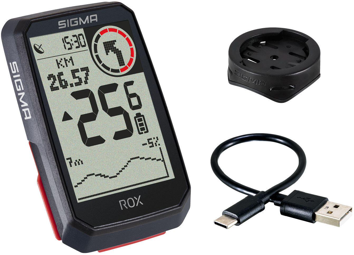 Sigma ROX 4.0 GPS Bike Computer with USB-C Charging Cable 2/4