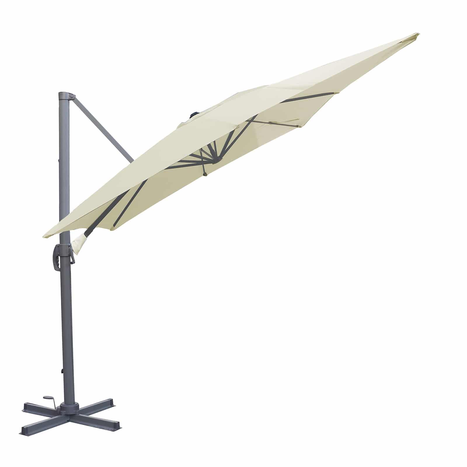 Garden Parasol Chillvert Roma Mini Alumnio 300x200x260 cm 4/5
