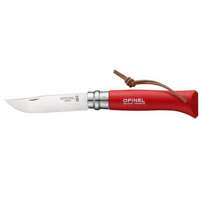 Couteau OPINEL n° 8 Baroudeur - Rouge 2/5