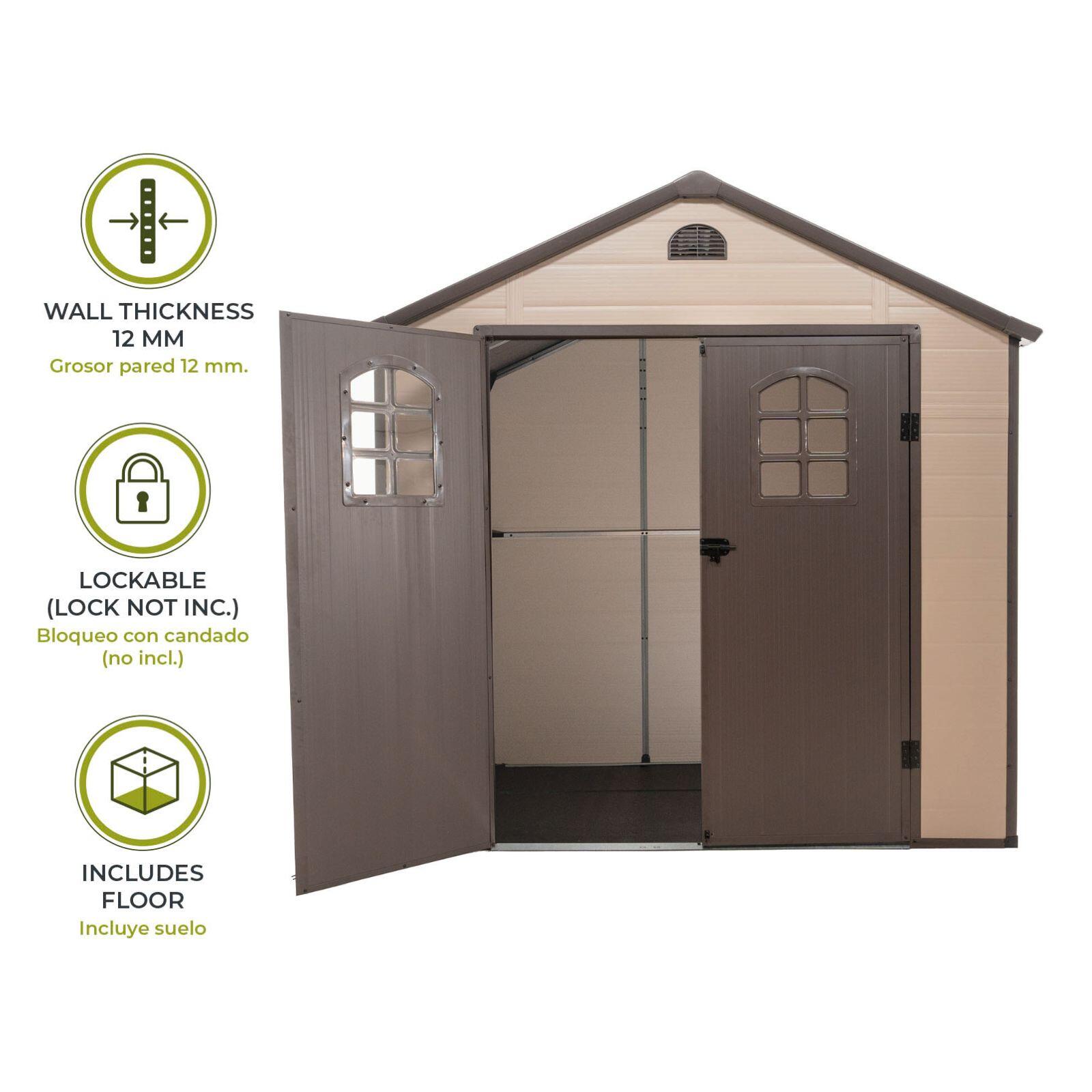 Caseta de Resina Gardiun Alessia A 3,57 m² 190x188x225 cm 5/5