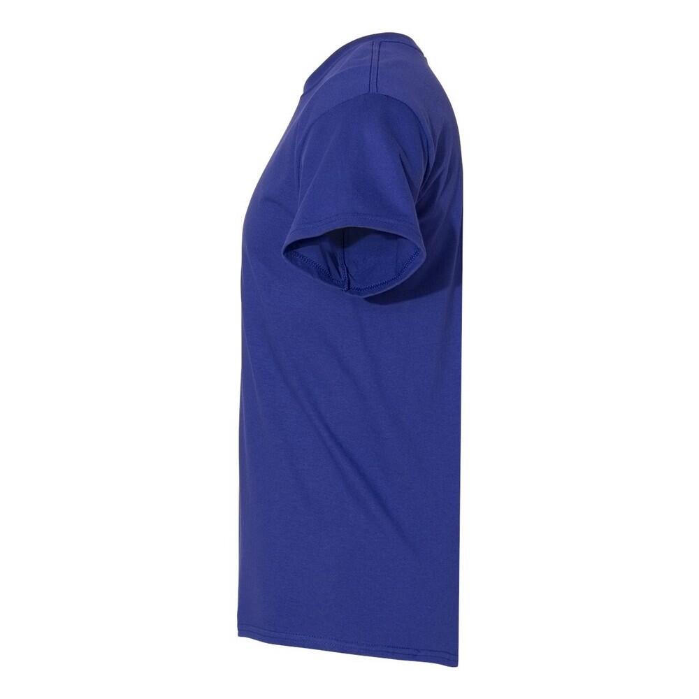 Mens Heavy Cotton TShirt (Cobalt) 3/3