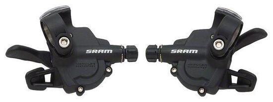 Coppia shifter SRAM X4 3x8 con indicatore di marcia