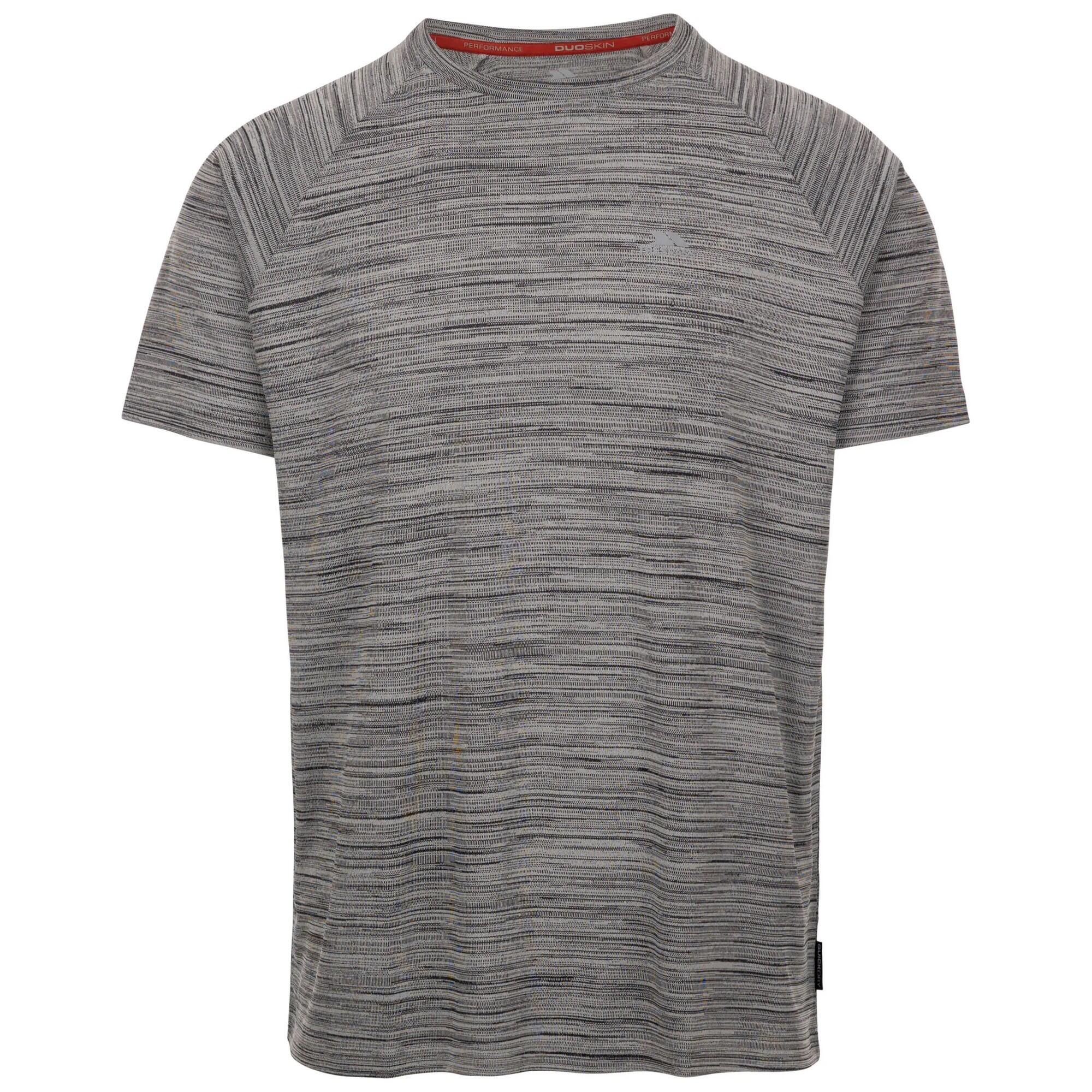 TRESPASS Mens Leecana TP75 TShirt (Grey Marl)